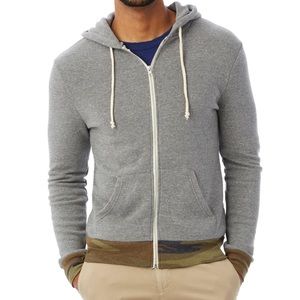 Alternative Apparel Grey Zip-up sweatshirt